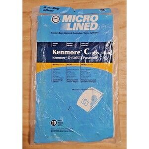 Kenmore C Vacuum Bags Home Care Products 5055/50558 Micro Lined Paper 10-Pack